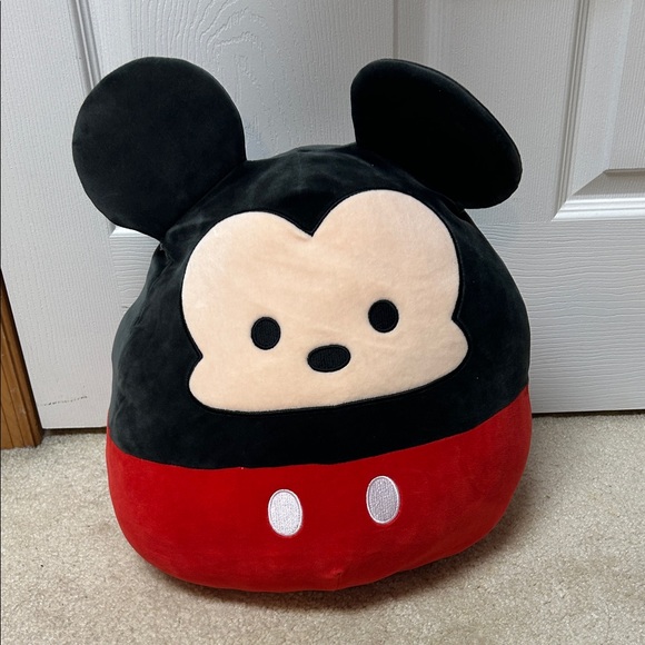 Disney Squishmallows Mickey Mouse Squishmallow - Black and Red - Picture 3 of 4